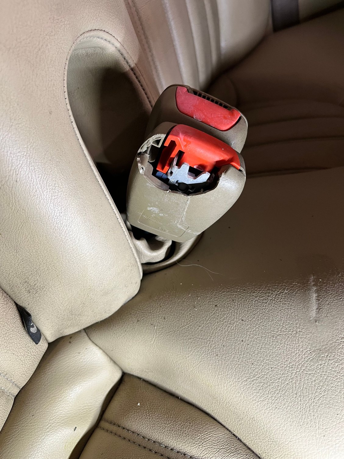 another repair to the rear buckle