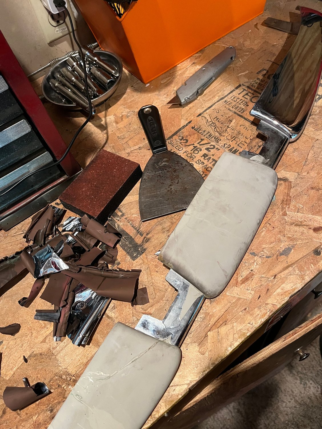 Scraper tool worked best