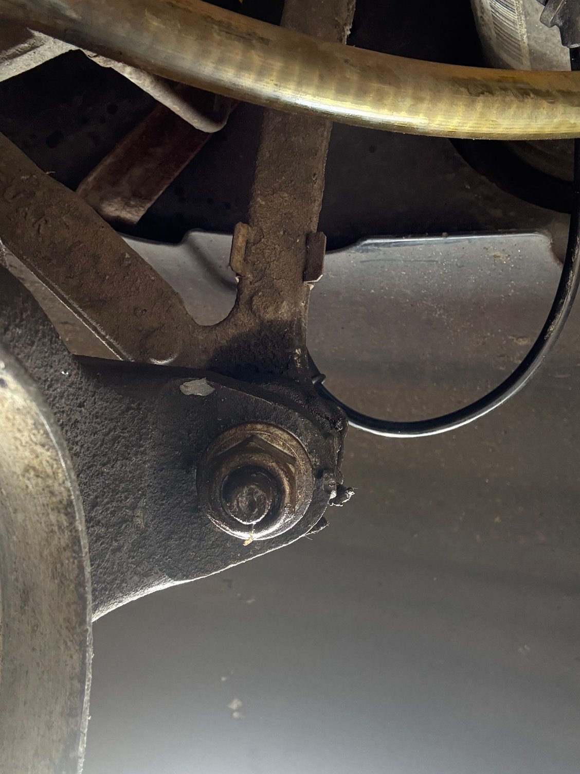 Bottom of the bolt 