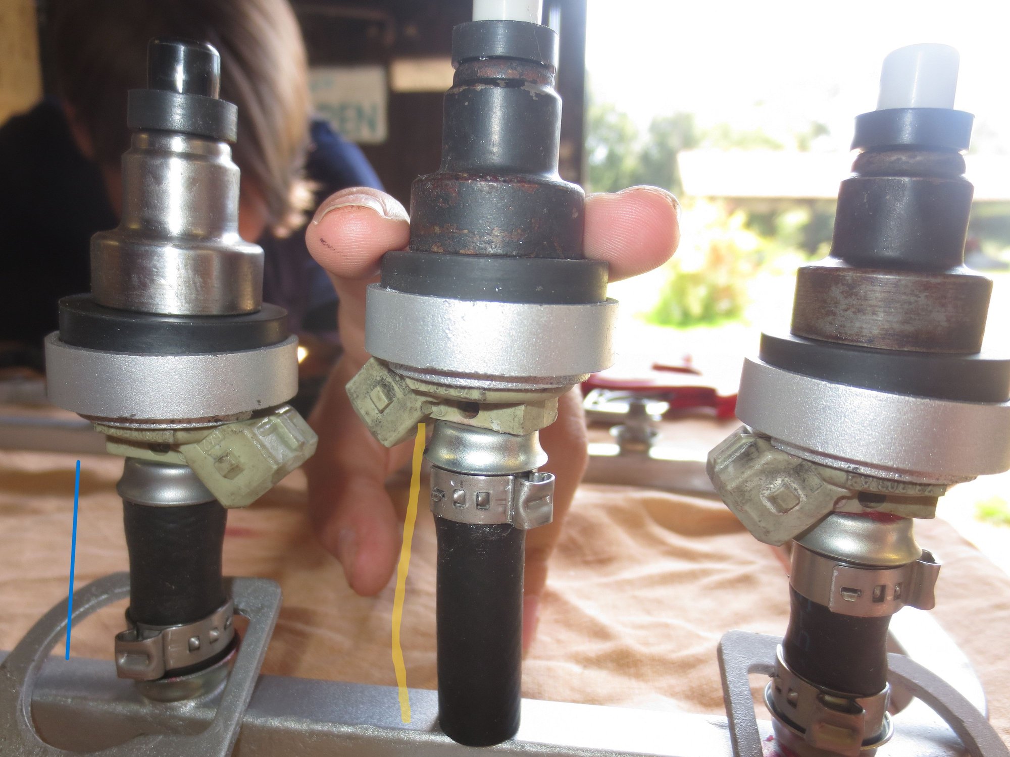 Showing the difference between OEM length and shortended length.