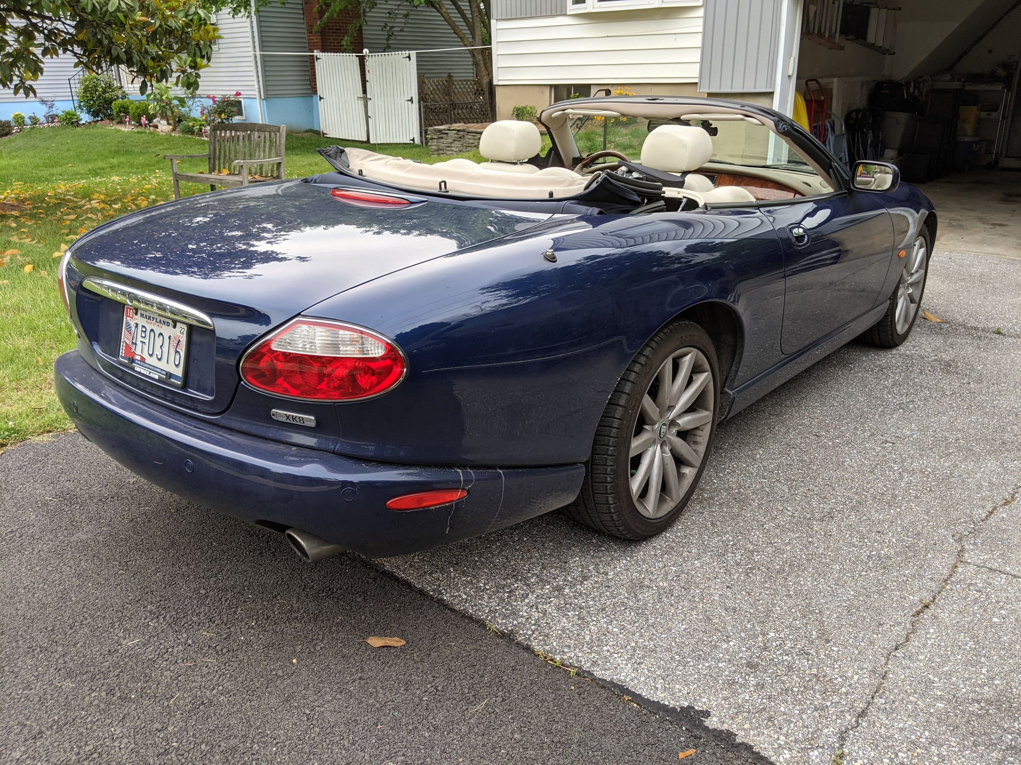 2006 Jaguar XK8 - Just in time for Summer in a Drop-Top - Used - VIN SAJDA42CX62A46434 - 89,000 Miles - 8 cyl - 2WD - Automatic - Convertible - Blue - College Park, MD 20740, United States