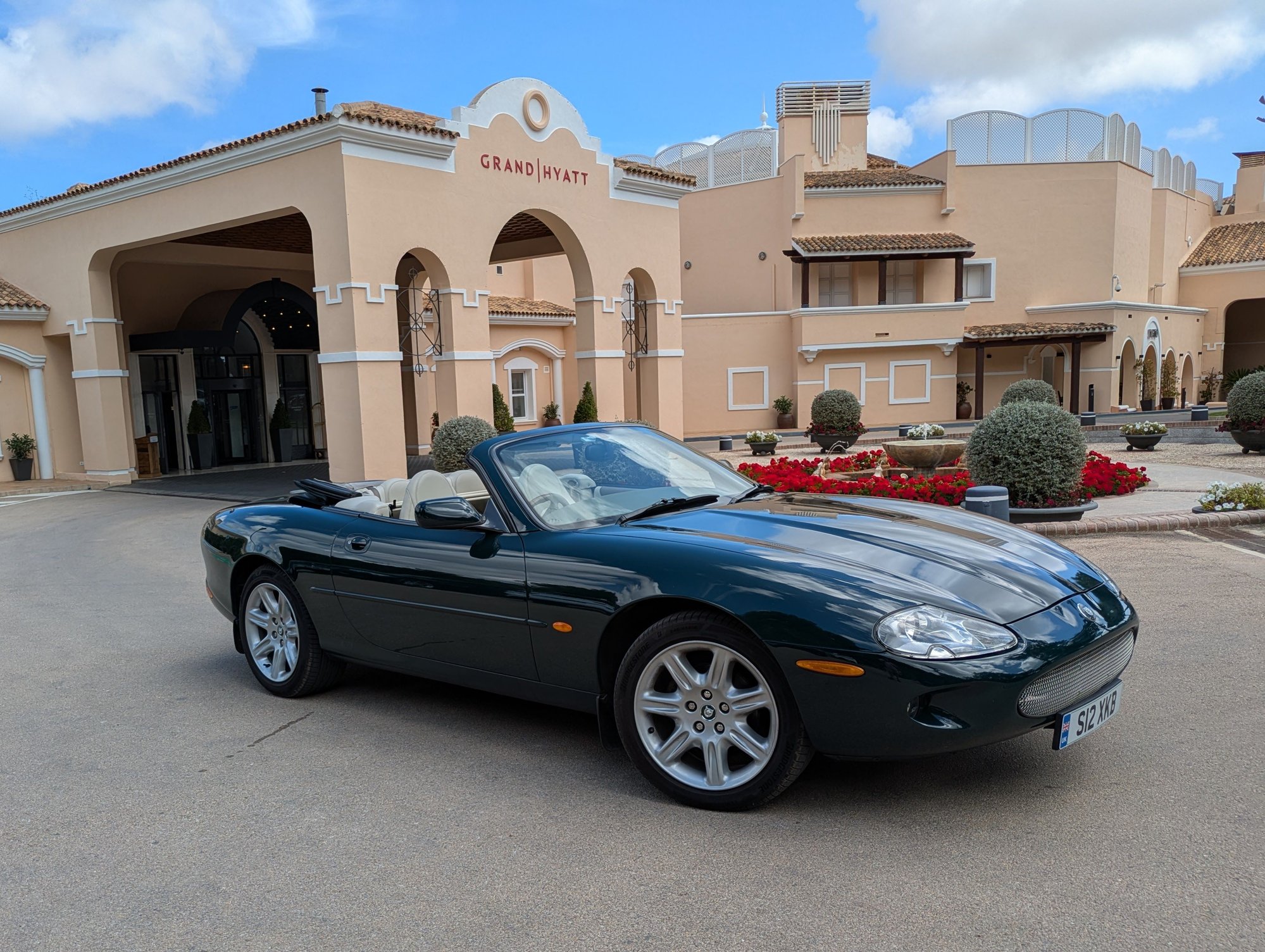 La Manga in Spain - as far as we got.  