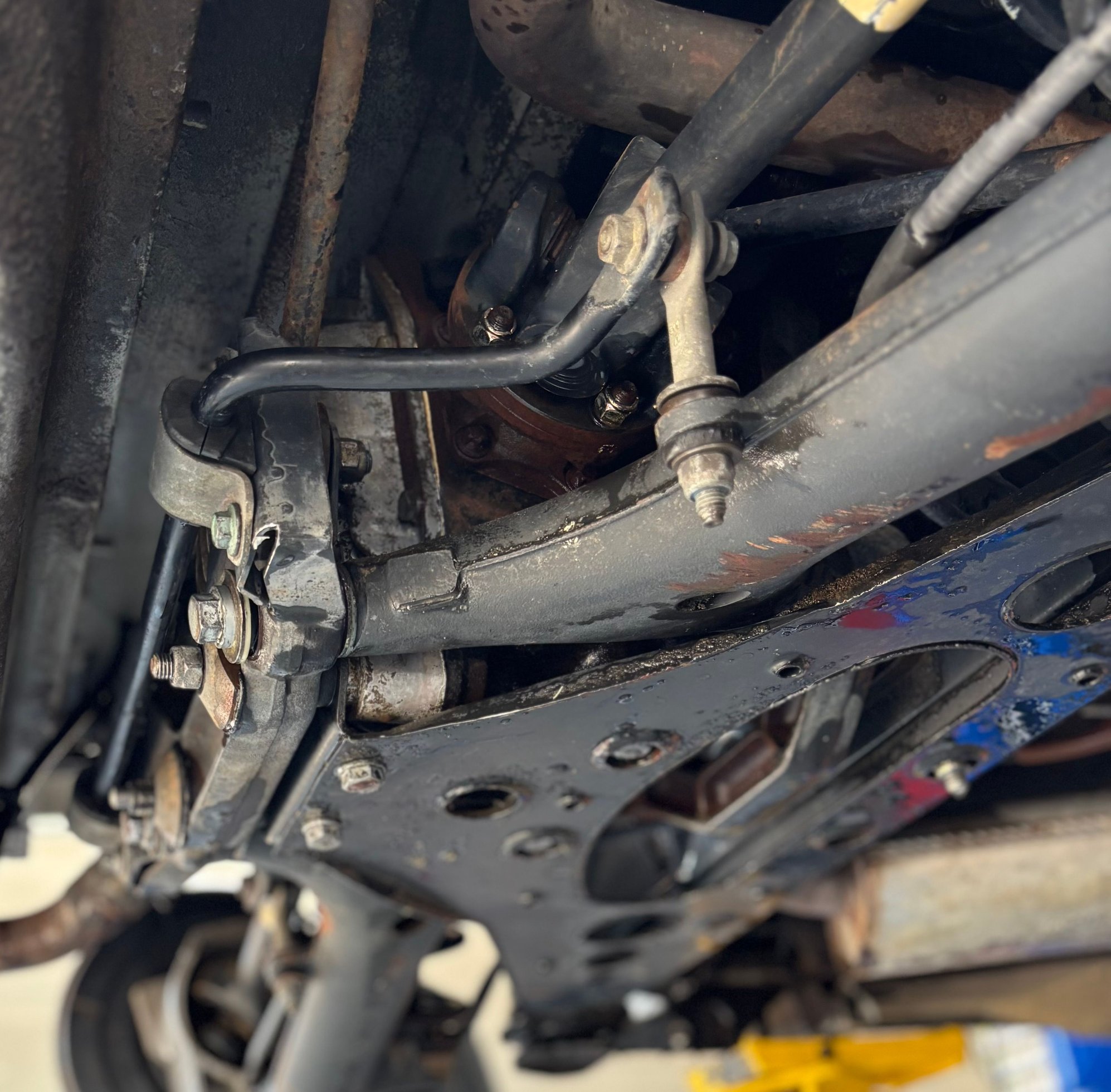 Sway bar installed