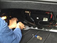 7. Now this cross member must come out.