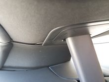 Here you can see the wire being routed under the plastic shroud.