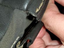 Top "I" plastic beam loops around in a J-curve and snaps into the lower plastic J-beam. Reinstall by lining up the two beams and pushing entire length at once.