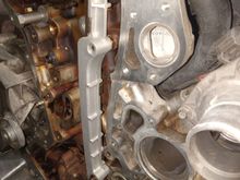 Rt. bank overview with aftermarket guide not bolted down.