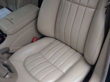 Front left (driver) seat completed