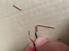 Soldered together.can trim length after test fitting in correct location 