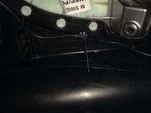 Again, more glue to keep wires tidy.