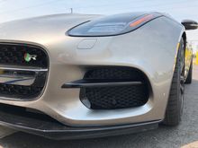 Painted front spoiler and vent bar thingys