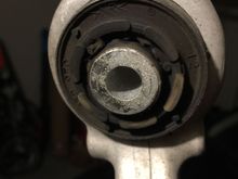 Hard to see cracks around middle