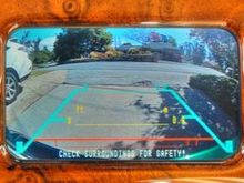 Display automatically switches to backup camera when in reverse gear