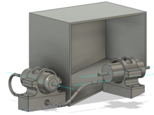 The angled area to the right where the prefilter sits isn't as wide as I thought so I need to rethink that mount.