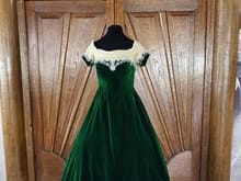 Sir William Lyons, founder of Jaguar, liked green so much he had this dress made for his wife.