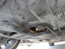 Fumoto valve installed