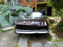 Fritz's J cable broke, E brake did not hold, rolled down hill, hit a pole and got totaled. 124999 miles on the clock