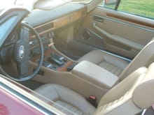 Cabriolet interior