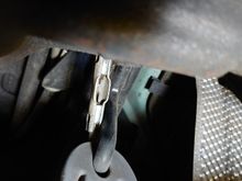 Retaining bracket other side.