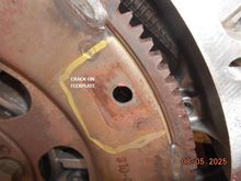 crack on flexplate