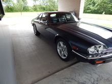 17 inch XK8 Revolver wheels on 1990 XJS