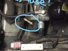 What is this fuse? Didn't get continuity on it when checking the fuse inside. 
