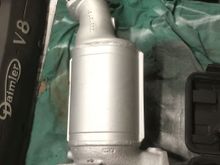 My "new" cat, cleaned up and a layer of high temp paint..