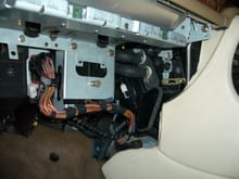The general area with the glovebox removed.