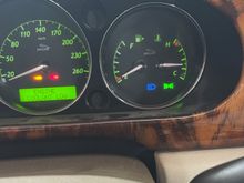only when I pull the stulk the blue sign shows