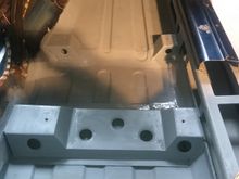 Seat mounting points for the XK seats