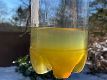 Initial brake fluid drain. Pretty nasty looking. 