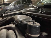 Cap on APP with vacuum tube at top. Remove tube carefully and spray cleaner into cap. It does not take much - be careful the cleaner is very flammable 