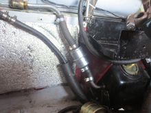 Wix filter in the feed line from the main tank, obviating the need for the in-sump-tank sock filter