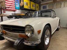 1974 TR6, owned since 1985.
