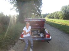 Gilly on a picnic