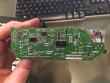 Close up of tape-deck daughter board