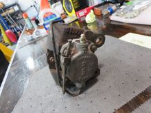 Driver's side caliper right after removal