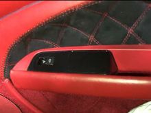 Jaguar XK trim Hyro Dipped door switch carbon fiber