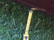The Sill is approximately 8ins from the ground