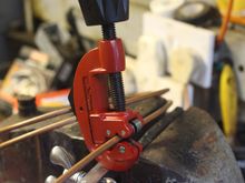 The Cutter supplied with the Kit does a very nice job and keeps the ends square and as for length my preference is 10 ins