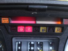 These are the lights I get on the dash with the ignition on