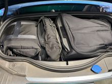 Fully loaded except car/first aid bag.