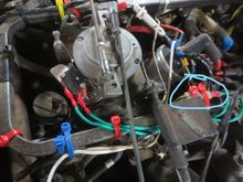 Two green loom wires with female Lucar connectors just have to be pulled off the OEM switch and with a short extra bit of loom connected to the new one.