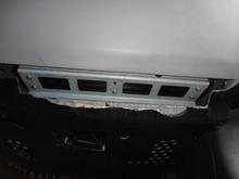 Insulation under the glove box
