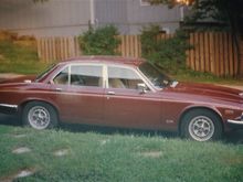 My 1985 Claret XJ6.  My first Jag