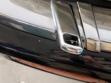 Replacement is not the same depth as chrome. This is a metal part