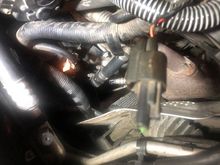 Where does this connector with green tip go?