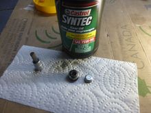 8mm hex key,drain and fill plugs. Clean and replace the drain plug before adding new oil.