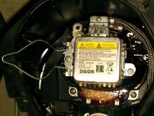 Move wire clip to side