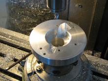 Milling the shape of the water intake